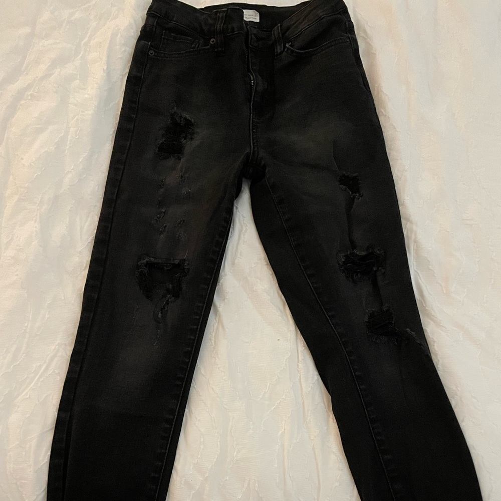 Black Ripped Skinny Jeans